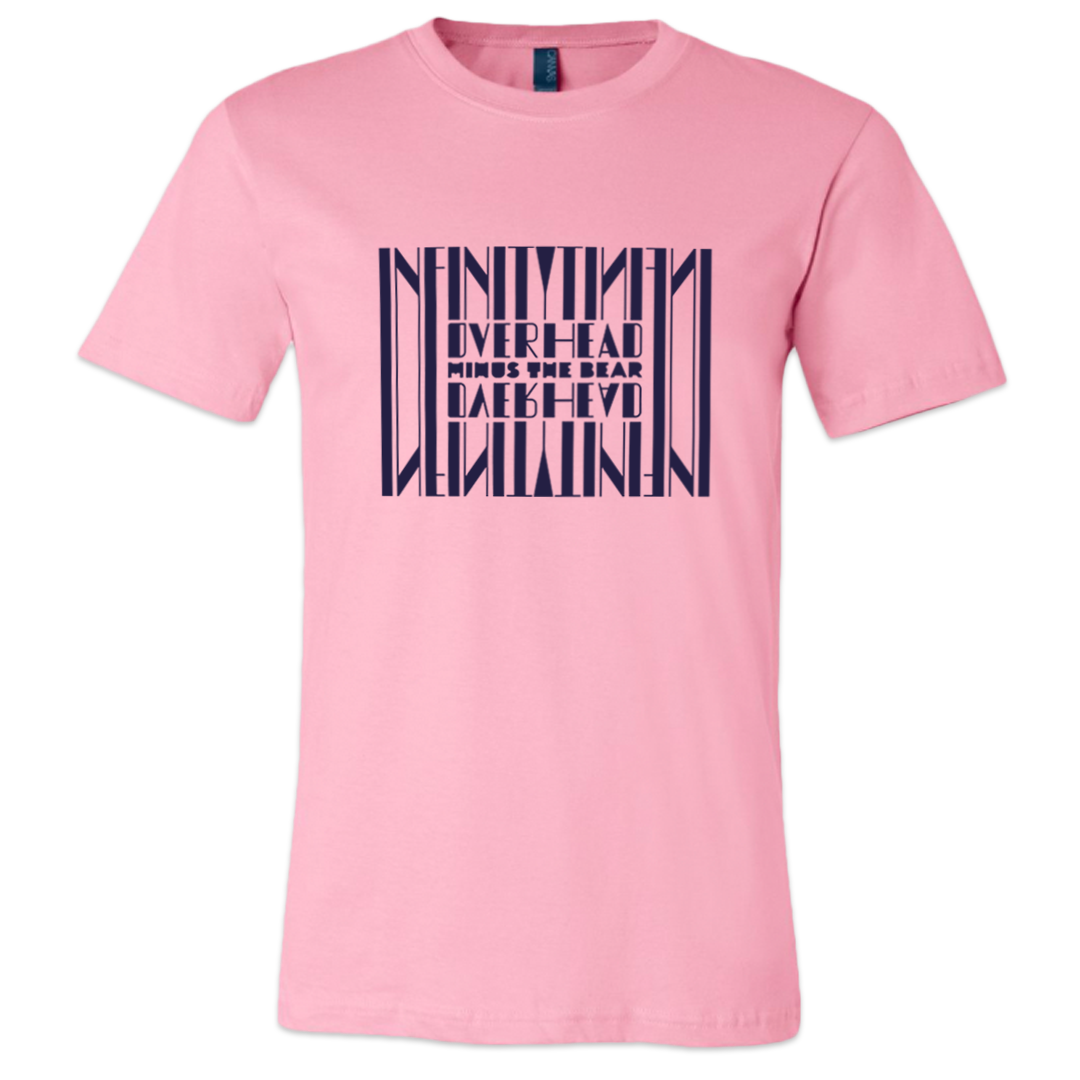Minus The Bear - Infinity Overhead - Pink T-shirt