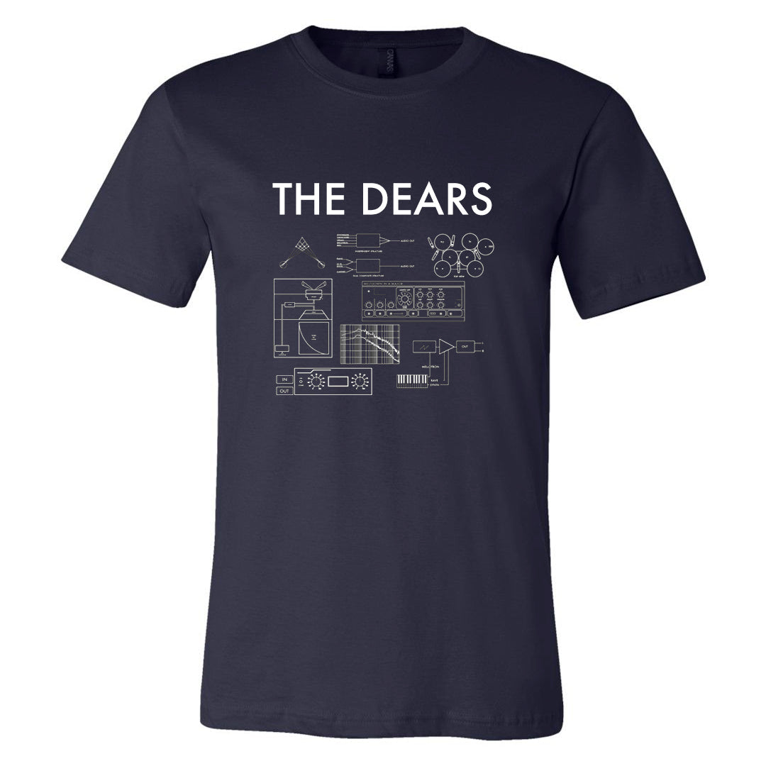 The Dears - Missiles Navy T-Shirt