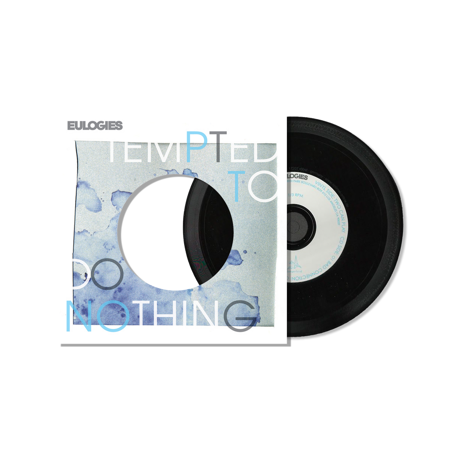 Eulogies - Tempted To Do Nothing Black - CD / Vinyl Hybrid