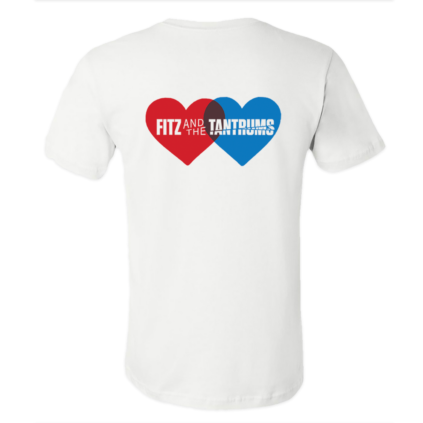 Fitz and The Tantrums - Heart Logo White T-Shirt