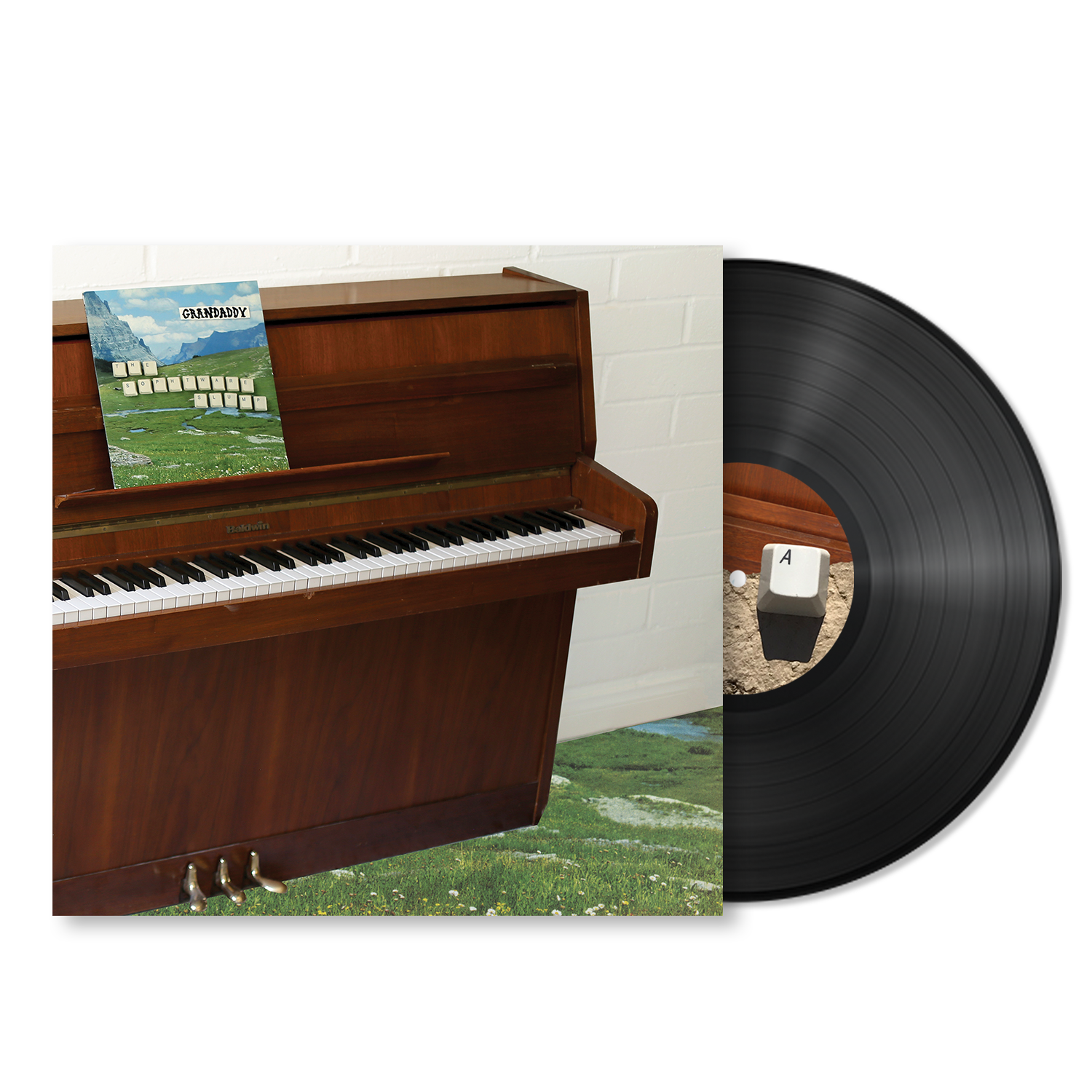 Grandaddy - The Sophtware Slump.. on a wooden piano Black LP