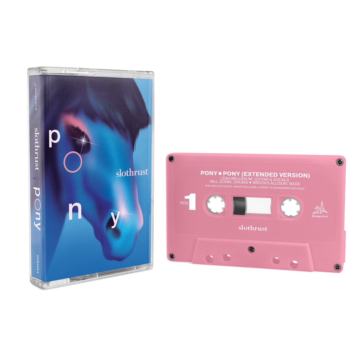 Slothrust - "Pony" - Cassette Single (Pink)