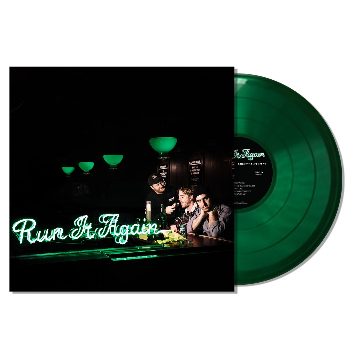Criminal Hygiene - Run It Again Rolling Rock - Green Vinyl LP