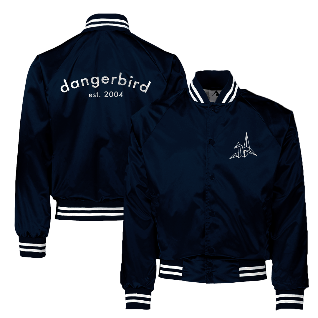 Dangerbird Records - Logo Navy Embroidered Jacket
