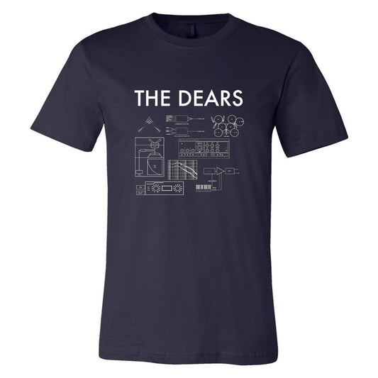 The Dears - Missiles Navy T-Shirt