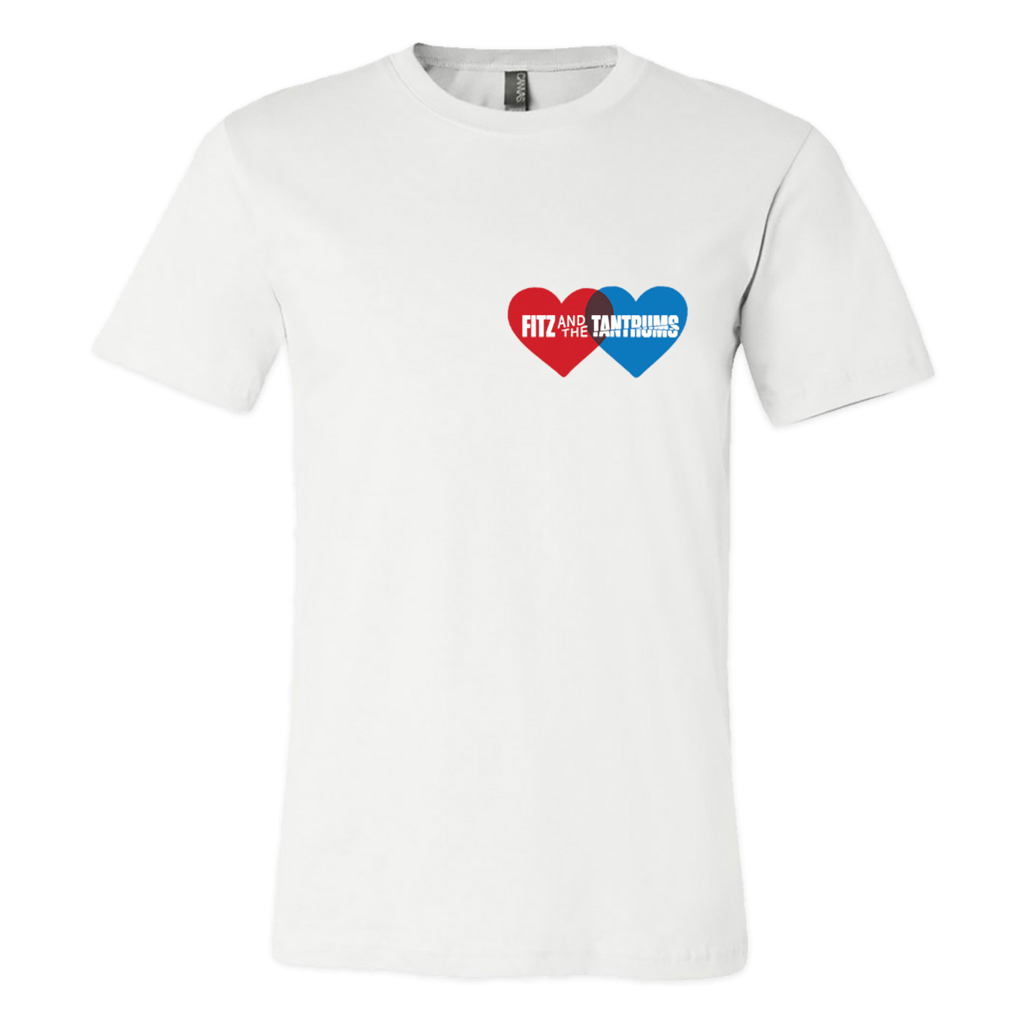 Fitz and The Tantrums - Heart Logo White T-Shirt