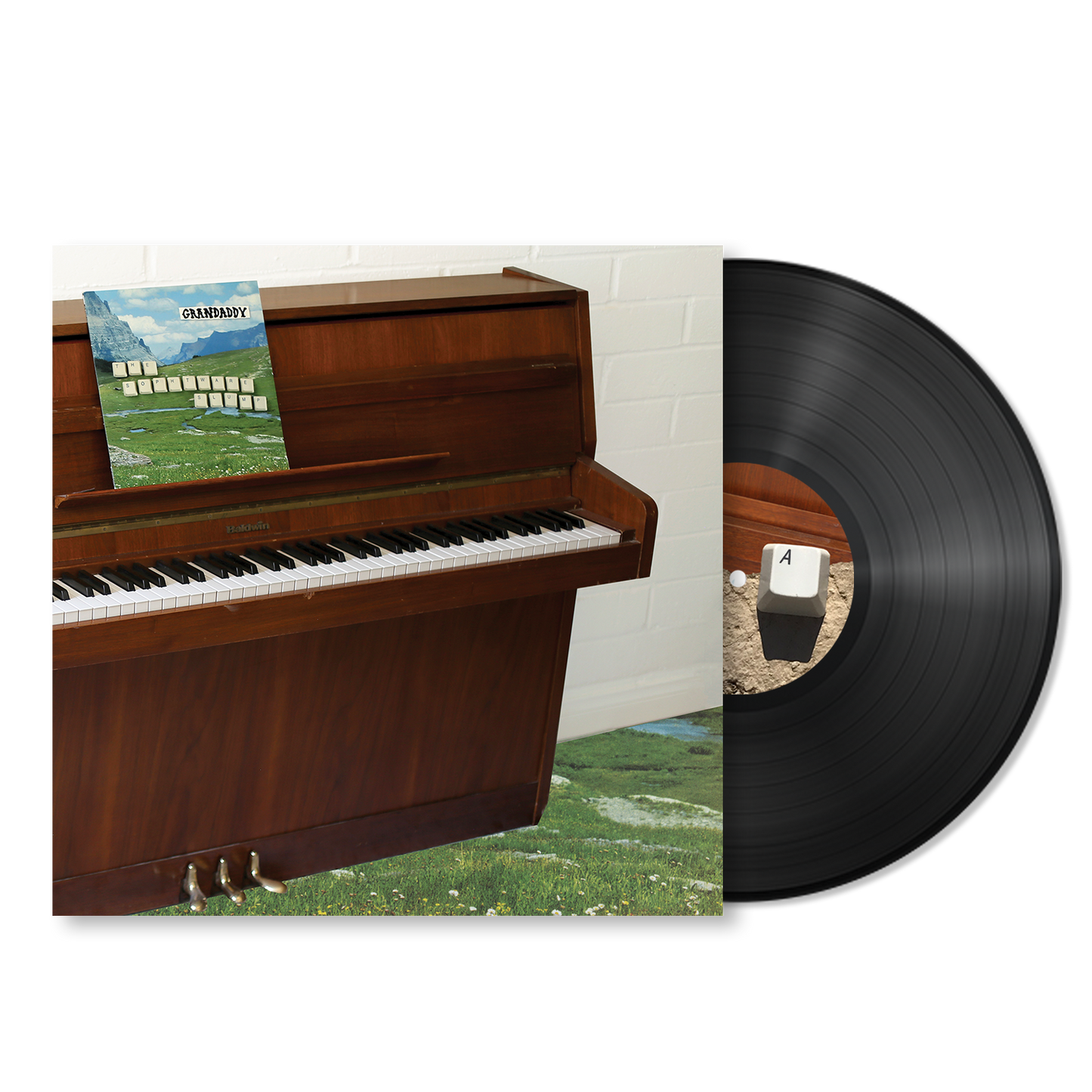 Grandaddy - The Sophtware Slump.. on a wooden piano Black LP