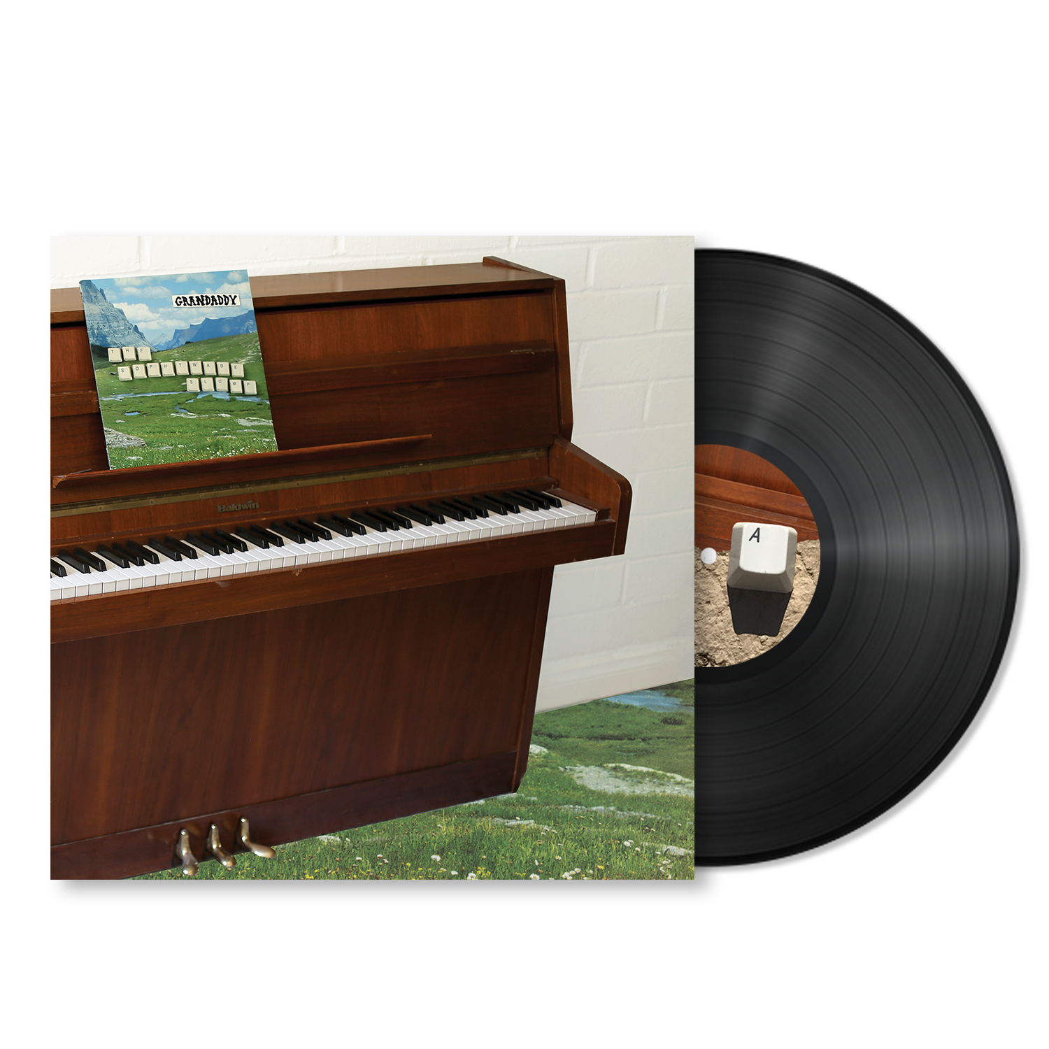 Grandaddy - The Sophtware Slump .. on a wooden piano Black LP