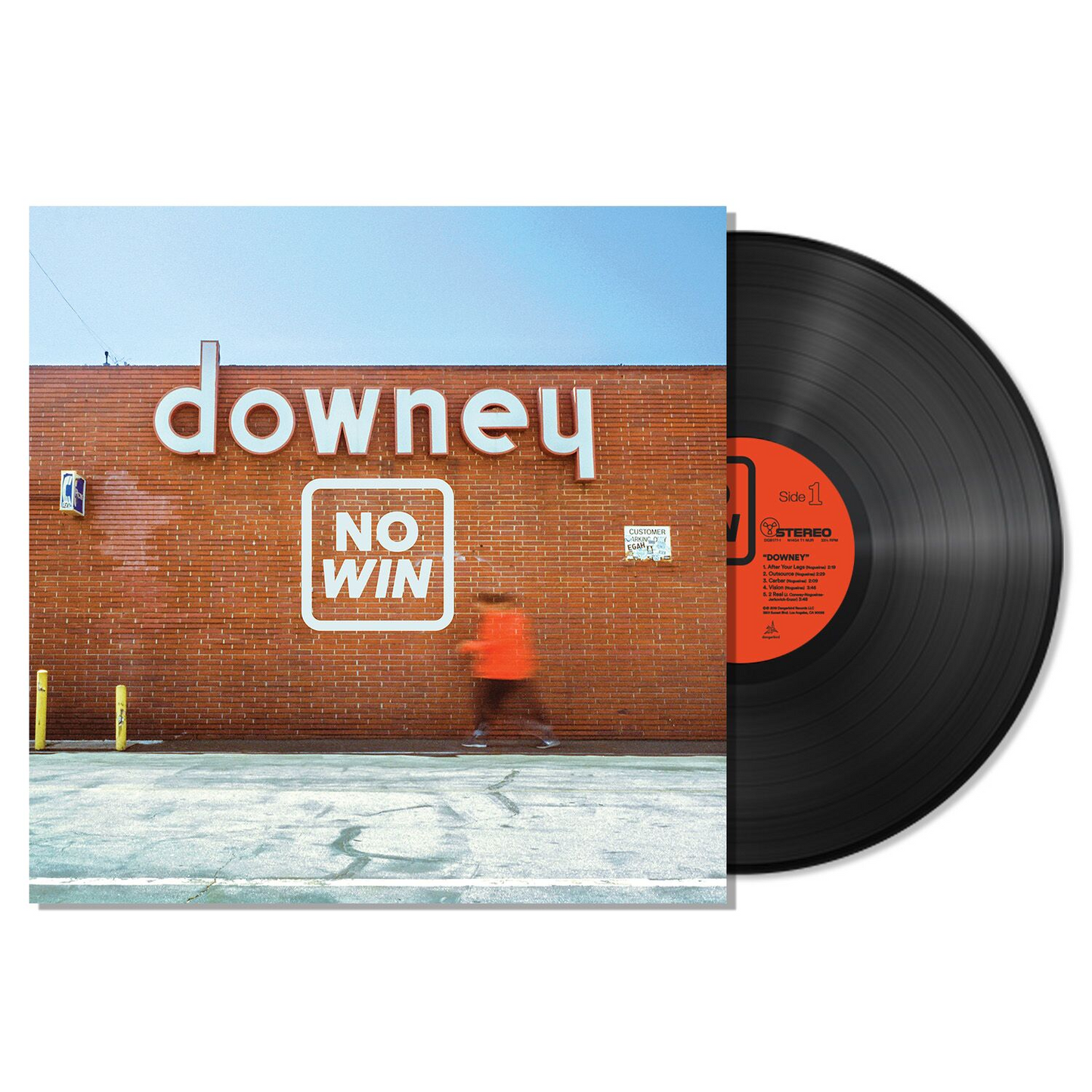 NO WIN - downey - Black Vinyl LP