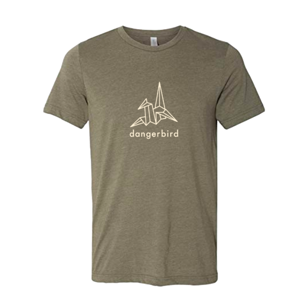 Dangerbird Logo - Olive Tri-blend T-Shirt